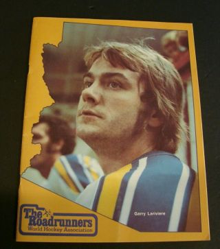 1975 - 76 Phoenix Roadrunners Minor League Hockey Program Publication