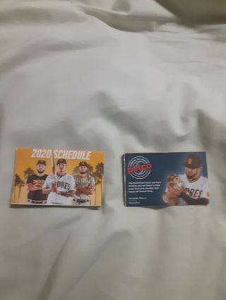2020 San Diego Padres (national League) Petco Baseball Pocket Schedule