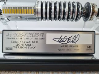Star Wars Master Replicas Luke Skywalker EP6 V2 Lightsaber SE Signature Edition 3