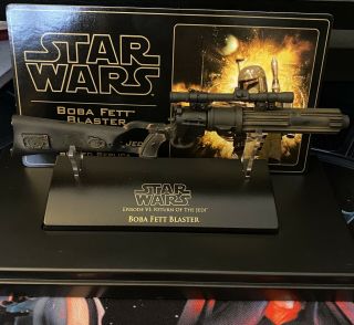 Star Wars Master Replicas Boba Fett Blaster.  33 Scale Return Of The Jedi