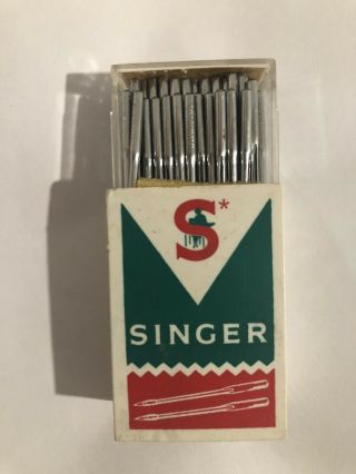 Vintage Box Singer Sewing Machine Needles Old Stock