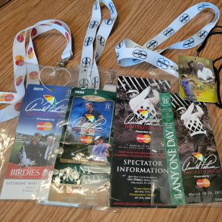 2010,  12,  13,  14 Tiger Woods & Arnold Palmer Bay Hill Golf Tickets