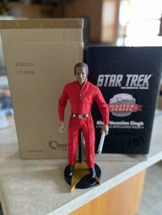 Qmx Star Trek Khan Noonien Singh 1:6 Scale Figure Limited Edition