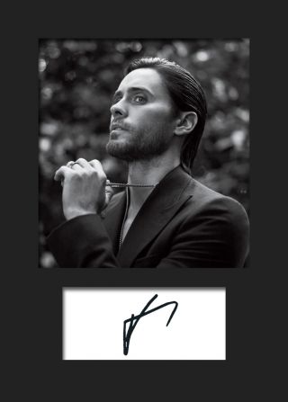 Jared Leto 4 A5 Signed Mounted Photo Print - Delivery
