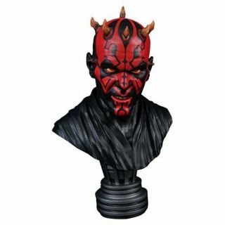 Limited Edition Diamond Select Star Wars Legends In 3d Darth Maul 1:2 Scale Bust