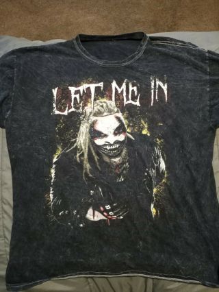 Official Wwe Bray Wyatt The Fiend “let Me In” Graphic Print T - Shirt,  Large