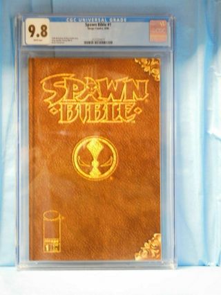 Spawn Bible 1 Cgc 9.  8 Todd Mcfarlane White Pages First Print