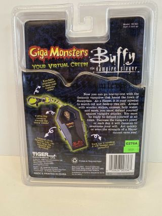 RARE Tiger Electronics Buffy The Vampire Slayer Giga Monster Pet 1999 HTF 2