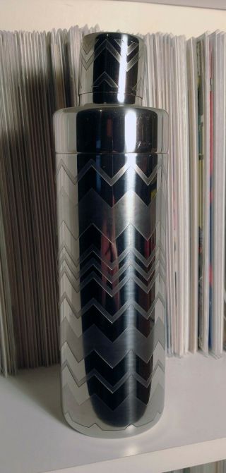 Missoni For Target Chevron Pattern Cocktail Shaker 2011 With Tag Rare Htf