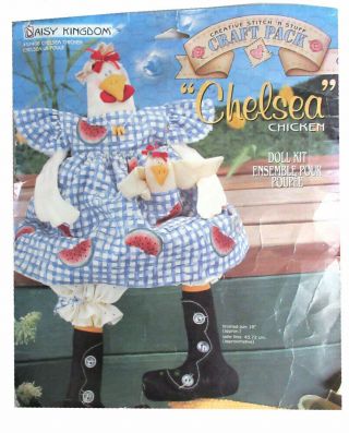 Daisy Kingdom Chelsea Chicken Doll Kit Cottagecore