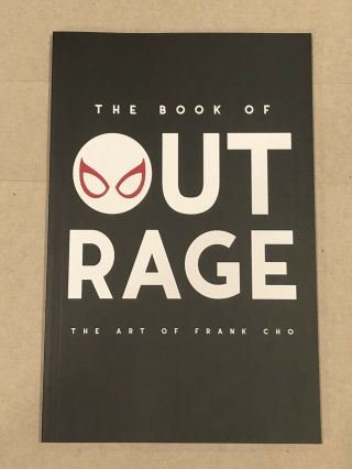 Frank Cho Book Of Outrage 2019 Sketchbook Oop