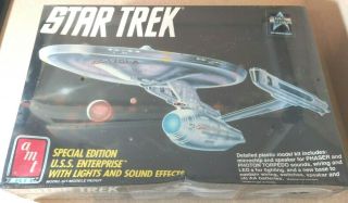 Amt Star Trek Uss Enterprise W/ Lights And Sound 6957 Nib