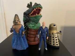 Character Options Doctor Who 5.  5 " Enemies Of The Third Doctor Action Figure Set,