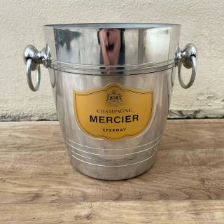 Vintage French Champagne Ice Bucket Cooler Made France Mercier 0807212