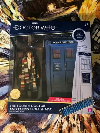 Doctor Who Fourth Doctor 5.  5 " Figure & Tardis From Shada & B&m