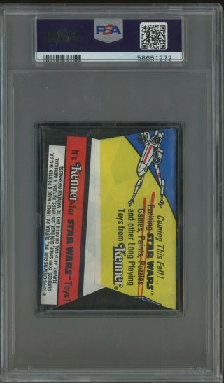1977 Topps Star Wars Wax Pack 2nd 1st Series Wrapper Fun Pack PSA 7 NM 2