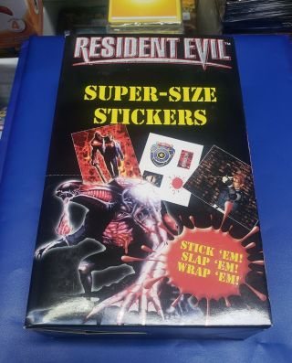 Resident Evil Size Sticker Box - Extremely Rare