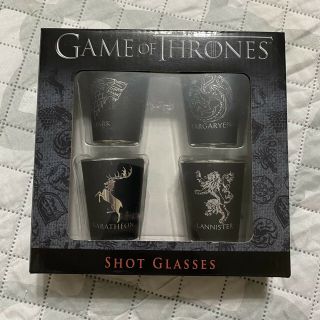 Game Of Thrones Collectible 4 Shot Glass Set Houses Sigil Got Hbo Tv Show