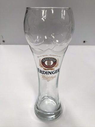 Erdinger Beer Soccer/football Glass 500ml X 6pk