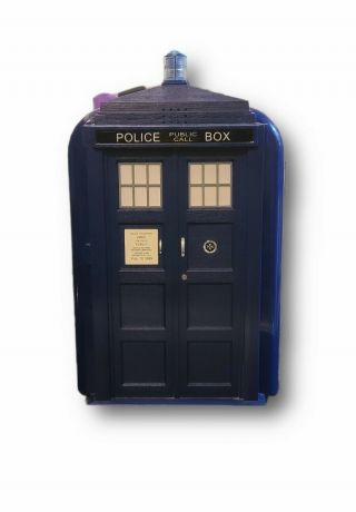 Doctor Who Tardis Mini Fridge/warmer.  Use At Home,  Office Or Car.  Rare