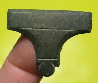 Antique Old Spanish Visigothic - Roman Sheath Tip Contera Sword Dagger 4 - 6th.  C
