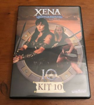 Xena Warrior Princess Official Fan Club Kit 10 Dvd Lucy Lawless 10 Anniversary