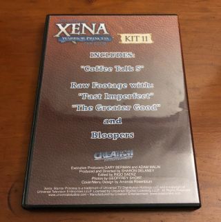 Xena Warrior Princess Official Fan Club Kit 11 DVD Lucy Lawless The 2nd Decade 2