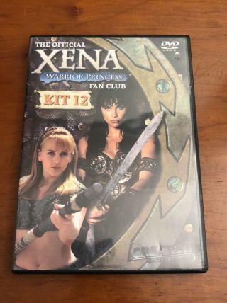 Xena Warrior Princess Official Fan Club Kit 12 Dvd Lucy Lawless