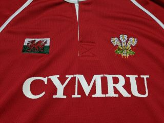 Vintage Manav Wales Cymru Rugby Union Jersey Mens large 2