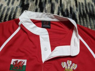 Vintage Manav Wales Cymru Rugby Union Jersey Mens large 3