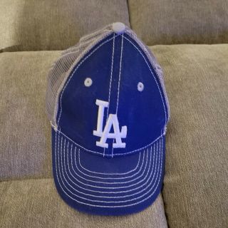 La Dodgers Trucker Hat Blue And Gray Snapback Era Youth