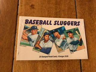 Usps Baseball Sluggers - Set Of 20 Stamped Post Cards - Still