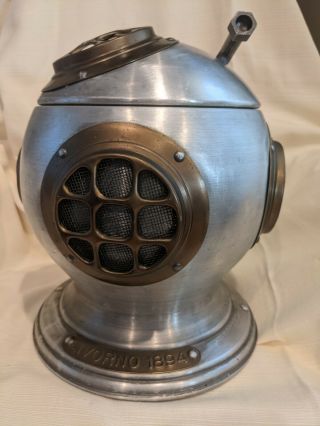 Livorino 1894 Deep Sea Diver Helmet Ice Bucket,  Made It Italy,  1970