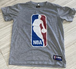 Nba Unk Boy’s Loungwear Official Licensed Short Sleeve Basketball Logo T Shirt L