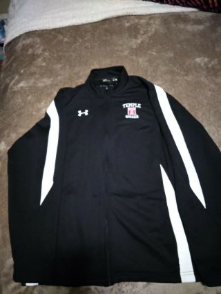 Temple Owls Soccer Team Player Issued Jacket Size L