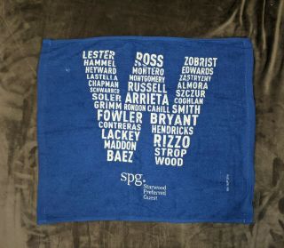 Official 2016 World Series Chicago Cubs Wrigley Field Playoffs Rally Towel Blue