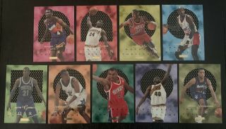 1995 - 96 Skybox E - Xl Kevin Garnett Natural Born Thrillers 9 Card Set No Jordan