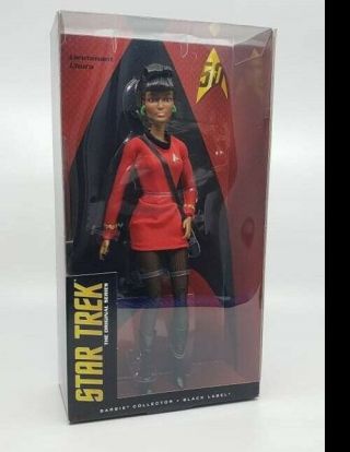 Rare Star Trek Lieutenant Uhura - Black Label Barbie Doll