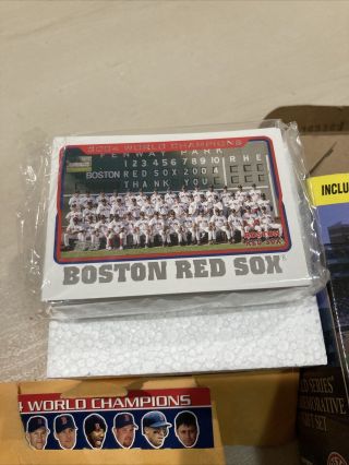 Boston Red Sox 2004 Topps World Series Champions 55 - card Box Set 2