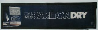 Carlton Dry - 900mm L 250mm W - Beer Mat Bar Mat Man Cave (m1)
