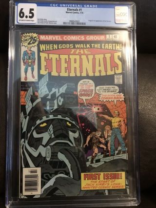 The Eternals 1 (july 1976,  Marvel) Cgc Graded 6.  5