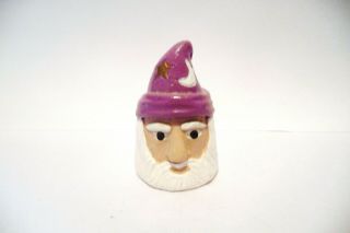 Thimble Vintage Handpainted Polymer Clay C &s 