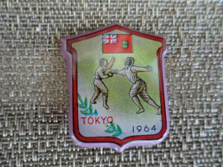 1964 Summer Olympic Games In Tokyo Japan Pin Fencing