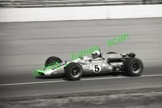 1970 Indy Car Racing Photo Negative Gordon Johncock Gilmore Indy 500