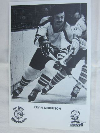 1975 - 76 San Diego Mariners Kevin Morrison Dean 
