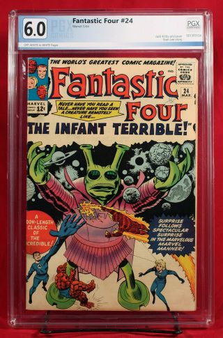 Fantastic Four 24 (marvel) Pgx 6.  0 Fn Fine The Infant Terrible Unpressed