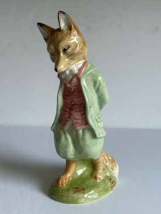 Beswick Ware Beatrix Potter Foxy Whiskered Gentlemen Figurine Ltd Ed 7 "