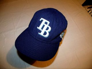 Tampa Bay Rays 2008 World Series Hat Era 59fifty 7 3/8 Usa Polyester Worn