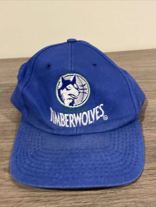 Vintage 90s Minnesota Timberwolves Hat Cap Nba