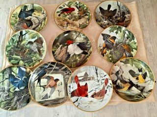 A.  J.  Rudisill Bird Plates (10) 1983 National Audubon Society Plates Choose Plate